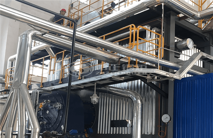 黑龍江省45噸燃氣過熱蒸汽鍋爐項目