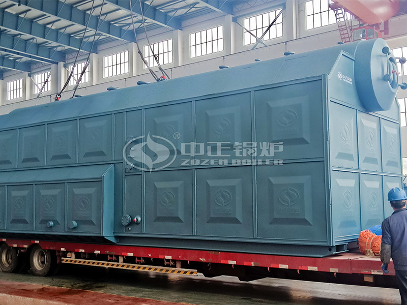 15噸DZW系列燃生物質蒸汽鍋爐項目出口